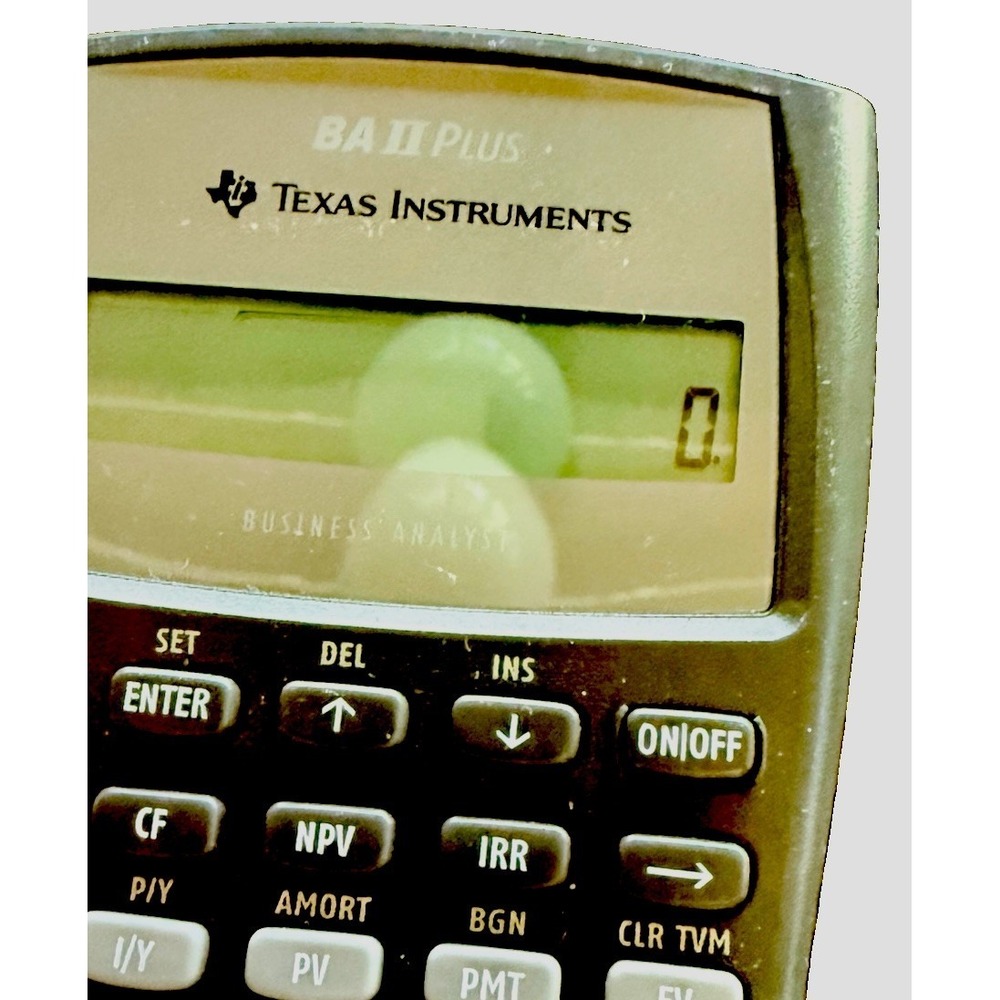 Texas Instruments BA II PLUS Financial Handheld Works Case - Picture 2 of 10